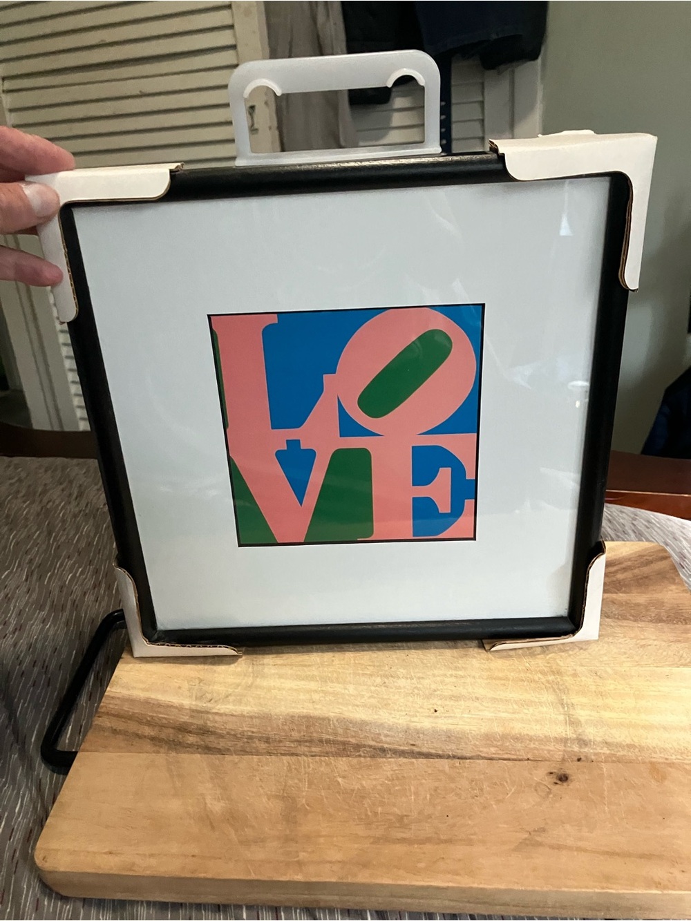 NWT Graphic Wall Art Print of Robert Indianas LOVE